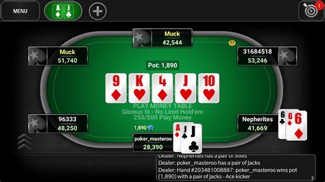App de poker de dinheiro falso